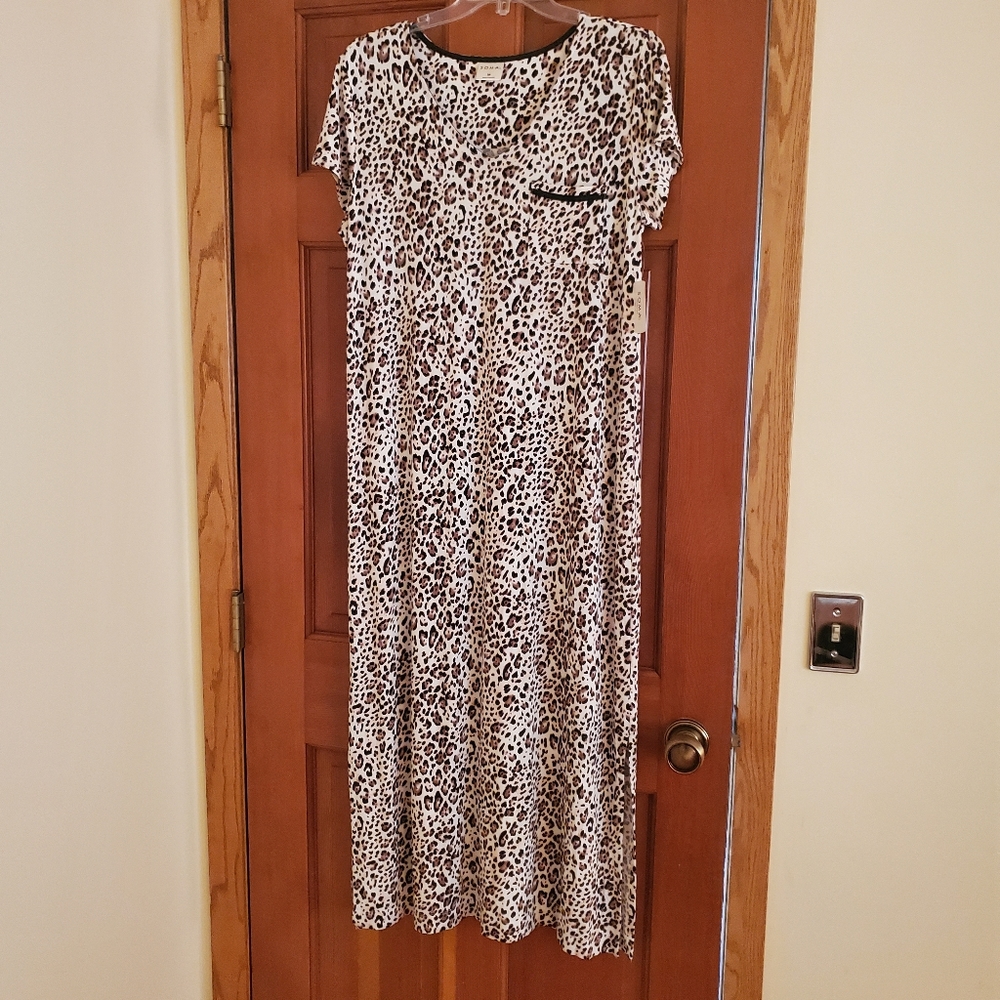 Soma Cool Nights Long Sleepshirt NWT Sz M
